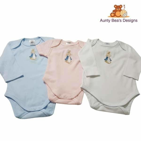 Peter Rabbit Pack of 3 Romper Romper Aunty Beas Designs