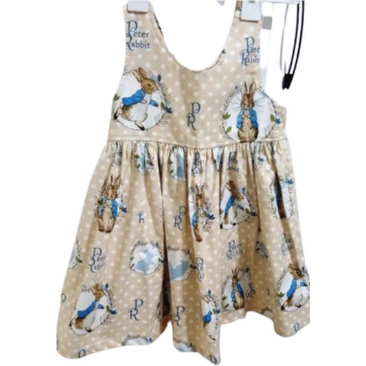 CUSTOM ORDER !!! - Girl's Peter Rabbit Tea Party Dress