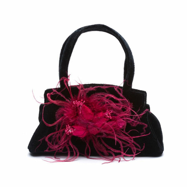 Velour Crushed Nellie Handbag