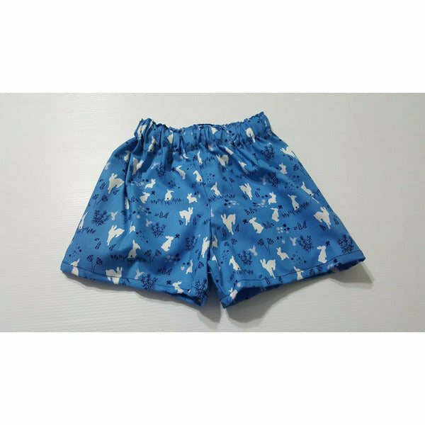 IN STOCK - Easter - Shorts - Boys and Girls Shorts Aunty Beas Designs 000 blue/white bunny 