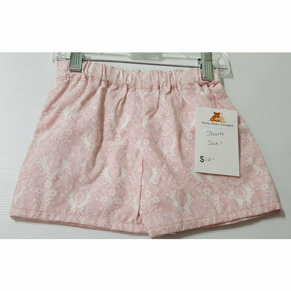 IN STOCK - Easter - Shorts - Boys and Girls Shorts Aunty Beas Designs 1 pink 2 