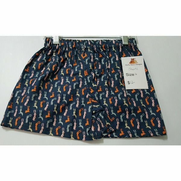 IN STOCK - Easter - Shorts - Boys and Girls Shorts Aunty Beas Designs 4 blue 