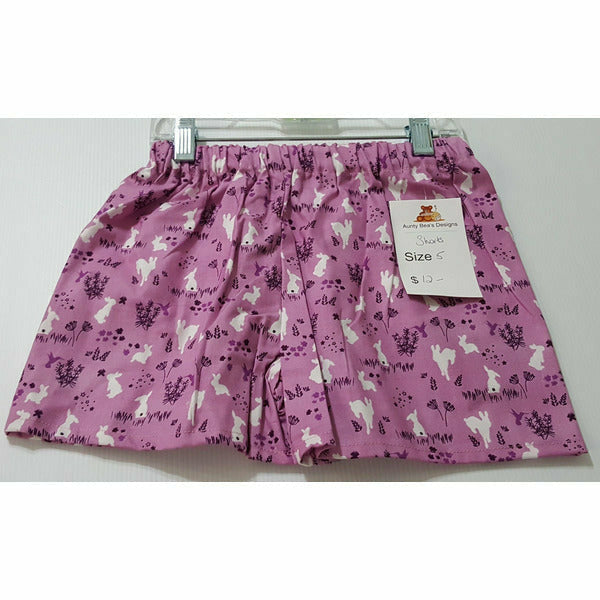 IN STOCK - Easter - Shorts - Boys and Girls Shorts Aunty Beas Designs 5 purple 