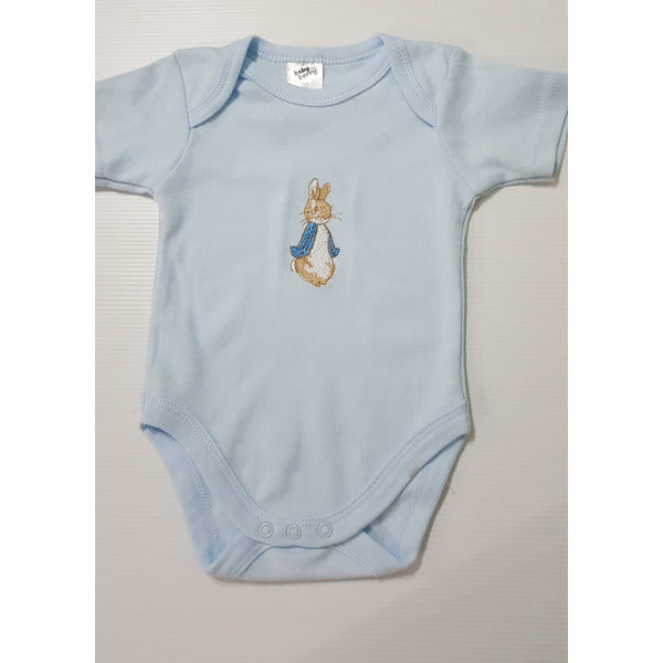 Peter Rabbit Romper Romper Aunty Beas Designs 0000 blue long