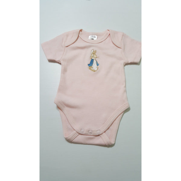 Peter Rabbit Romper Romper Aunty Beas Designs 0000 pink long