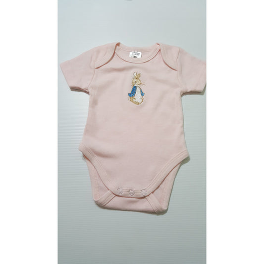 Peter Rabbit Romper Romper Aunty Beas Designs 0000 pink long