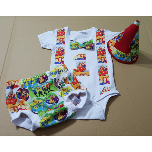 Wiggles birthday outfit birthday outfits Aunty Beas Designs 00 