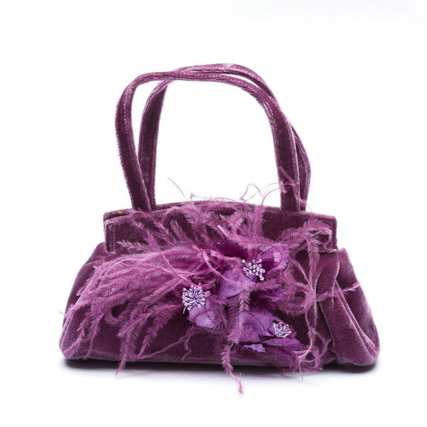 Velour Crushed Nellie Handbag